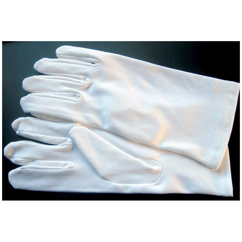 Gants blancs homme - Accessoire de Noël - An0001