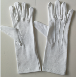 Gants blancs en polyester - Lot de 12 paires - CPI Hygiène