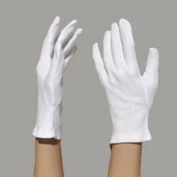 Paire de gants blanches pour femmes idéal pour jilbeb (gant blanc)