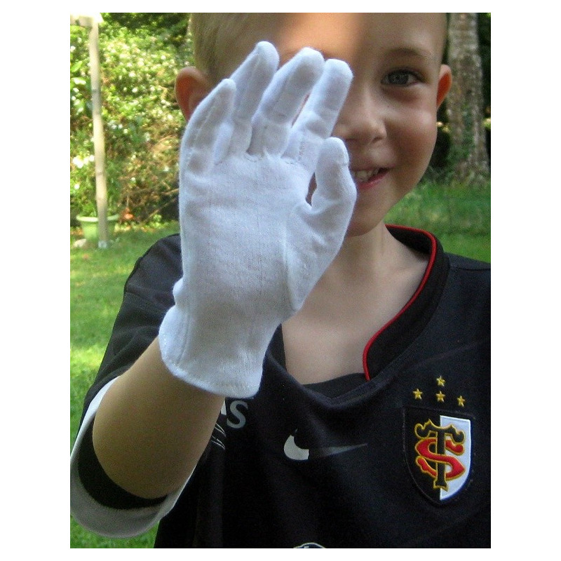 Gants enfant en tricot coton bio Gamma Ocre (6-10 ans) Liewood - Dröm