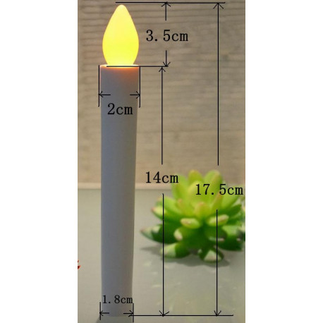 Arum Bougie LED (Lot de 3 Bougies Blanche Flamme Vacillante Blanc Chaud) :  : Luminaires et Éclairage