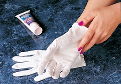 12 paires de gants blancs en coton pour les mains sèches, hydratants, pour  l'inspection de l'eczéma, lavables, en tissu extensible - AliExpress